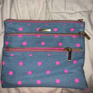 polka dot makeup bag